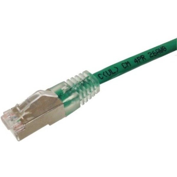 Weltron 25Ft Green Cat6A Booted Stp Patch Cable 90-C6ABS-25GN